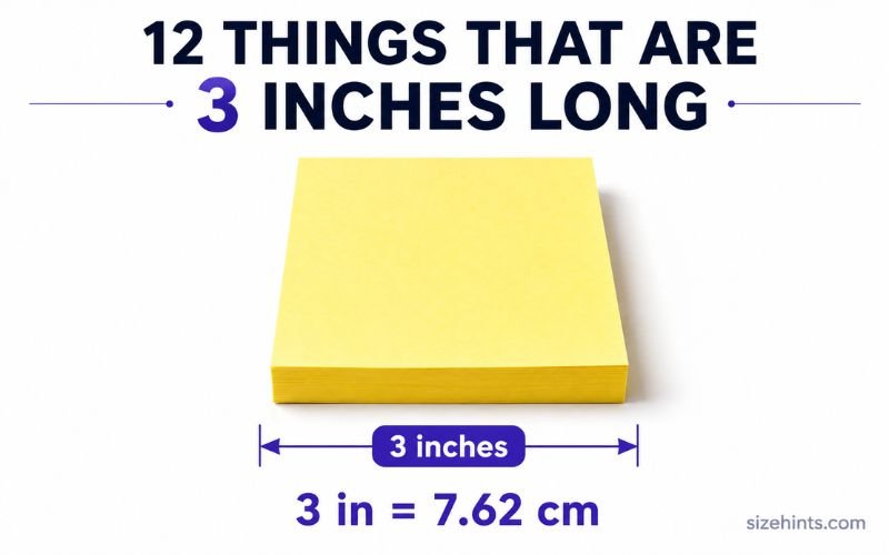 How Long Is 3 Inches