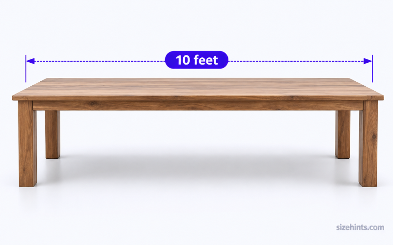 How Long Is 10 Feet