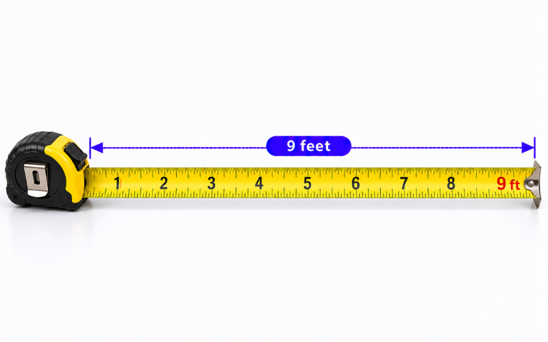 How Long Is 9 Feet