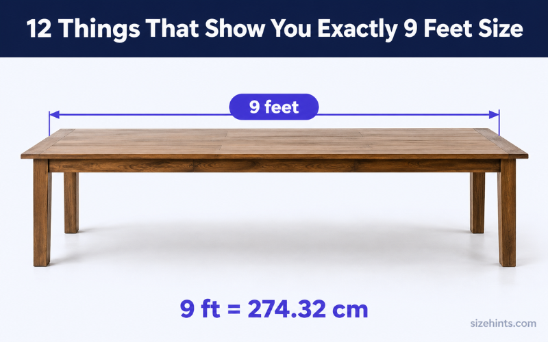 How Long Is 9 Feet